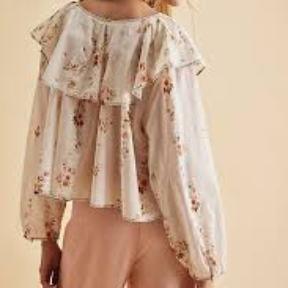 Free People Camilla Printed Blouse NWT* - Picture 4 of 7